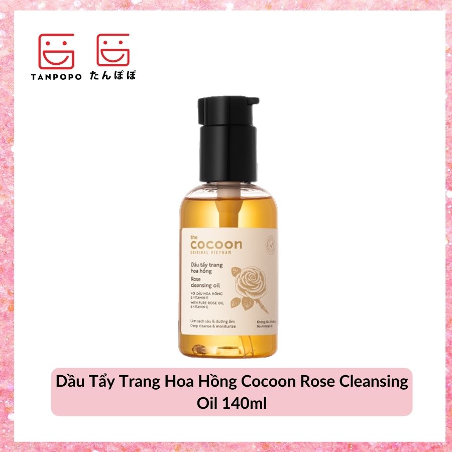 Dầu Tẩy Trang Hoa Hồng Cocoon Rose Cleansing Oil 140ml