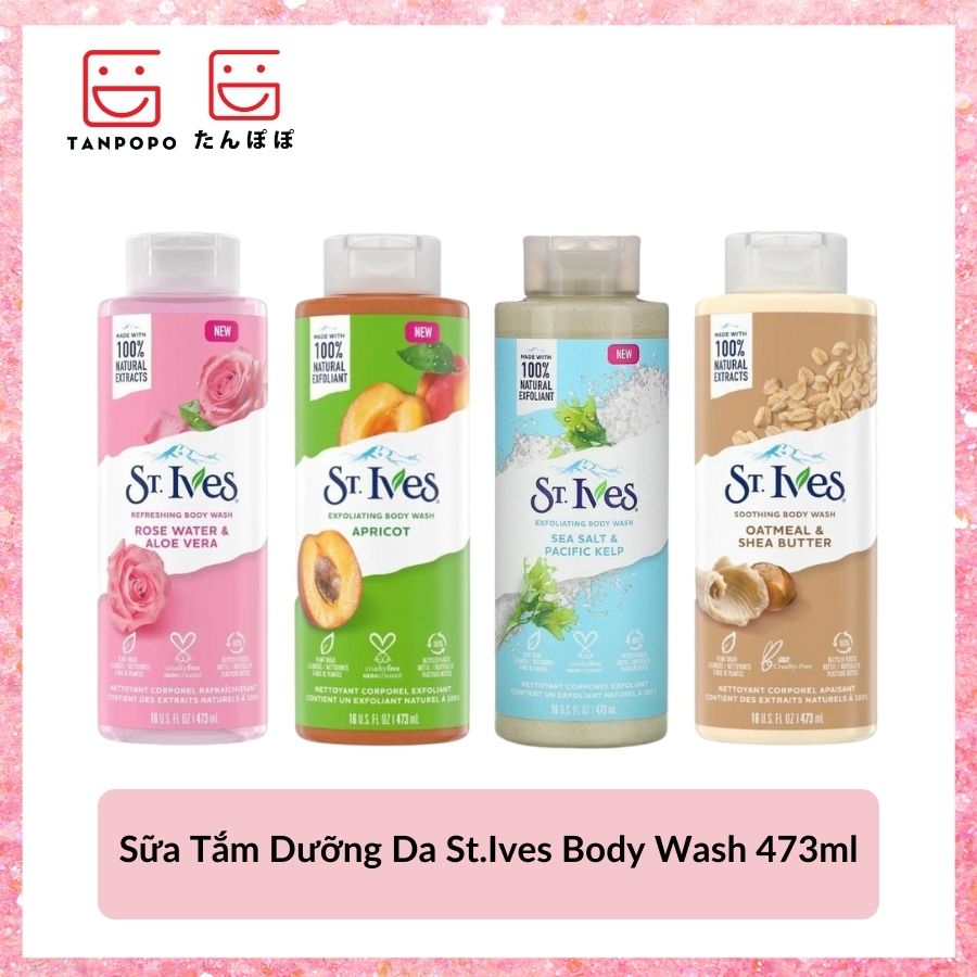 Sữa Tắm Dưỡng Da St.Ives Body Wash 473ml