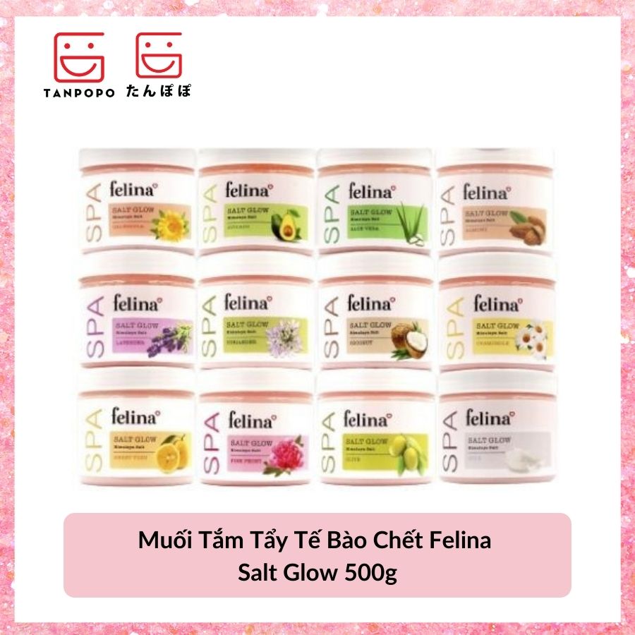 Muối Tắm Tẩy Tế Bào Chết Felina Salt Glow 500g