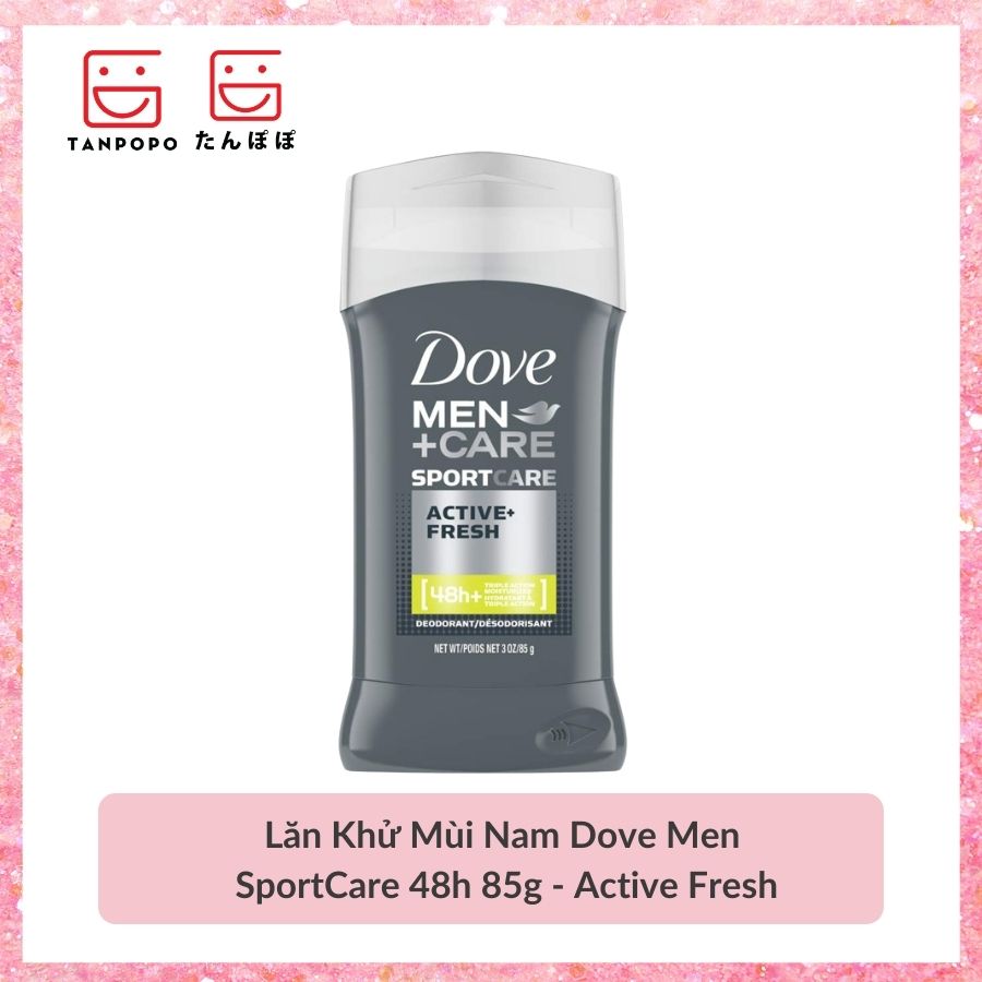 Lăn Khử Mùi Nam Dove Men SportCare 48h 85g - Active Fresh