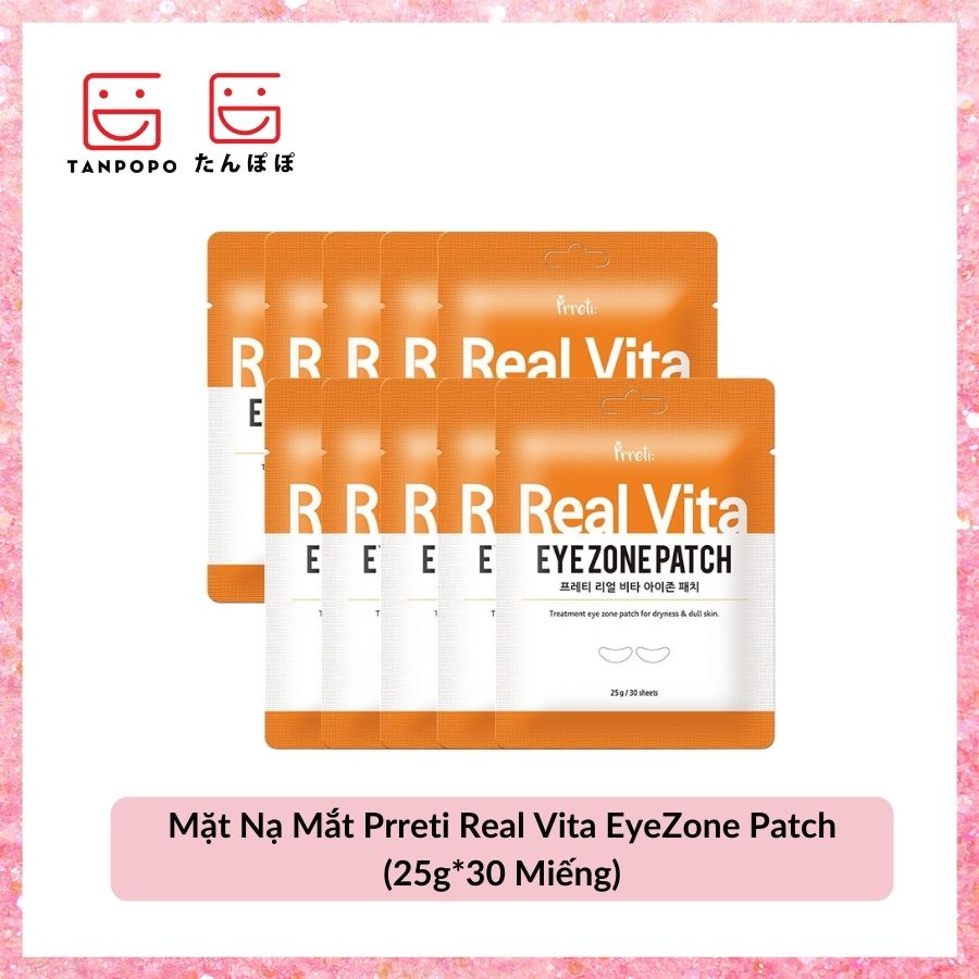 Mặt Nạ Mắt Prreti Real Vita EyeZone Patch (25g*30 Miếng)