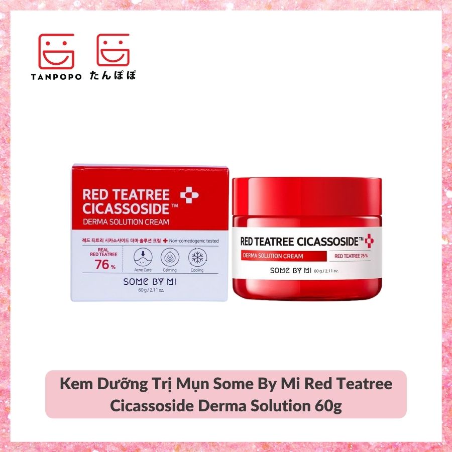 Kem Dưỡng Trị Mụn Some By Mi Red Teatree Cicassoside Derma Solution 60g