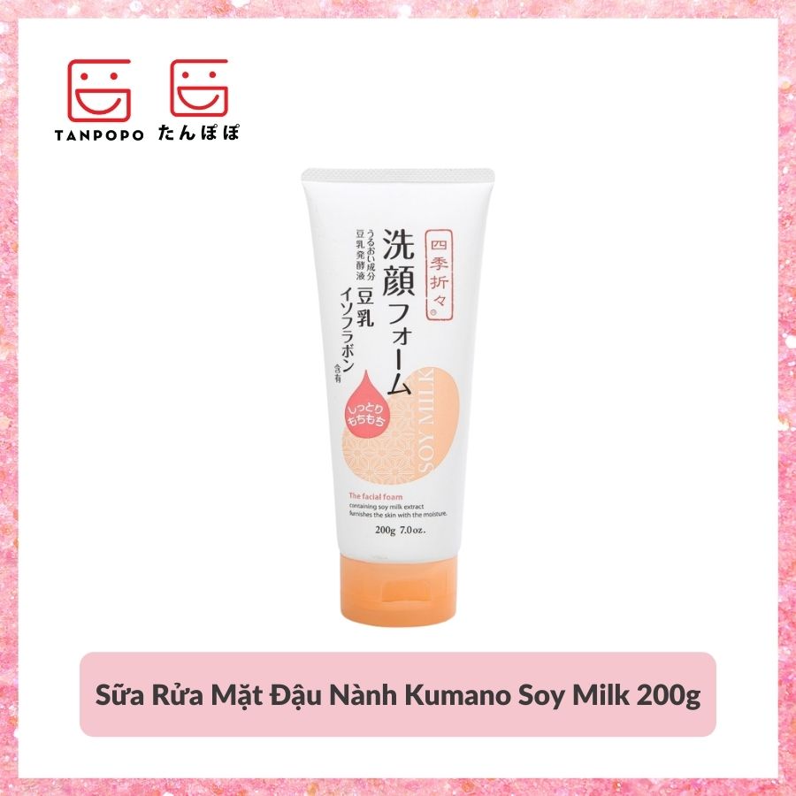 Sữa Rửa Mặt Đậu Nành Kumano Soy Milk 200g