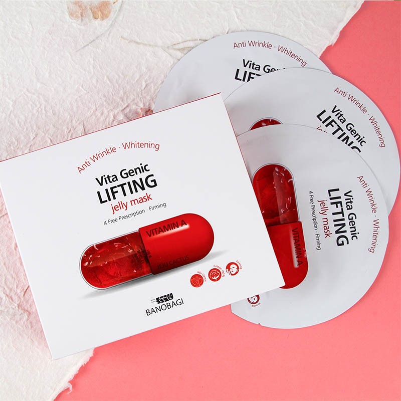 Mặt Nạ Giấy BNBG Vita Genic Lifting Jelly Mask Vitamin A X2 Upgrade