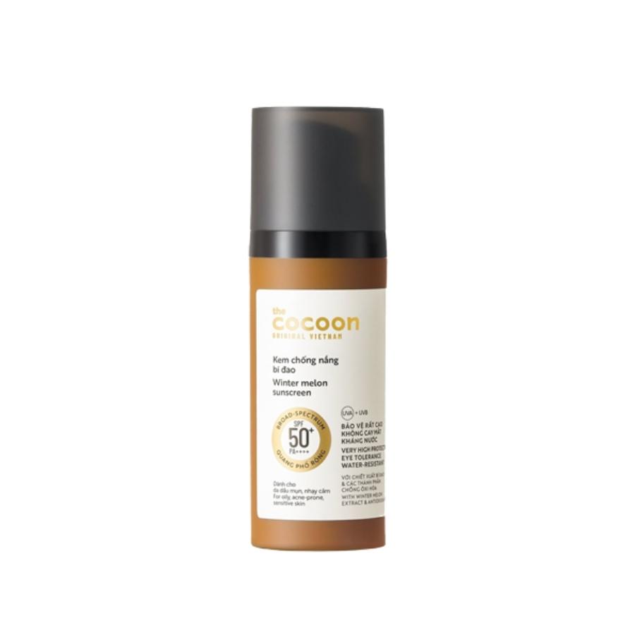 Kem Chống Nắng Bí Đao Quang Phổ Rộng Cocoon Winter Melon Suncreen SPF50 50ml