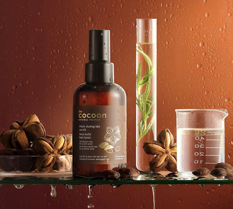 Nước Dưỡng Tóc Dầu Sa-Chi Cocoon Sacha Inchi Hair Tonic 140ml
