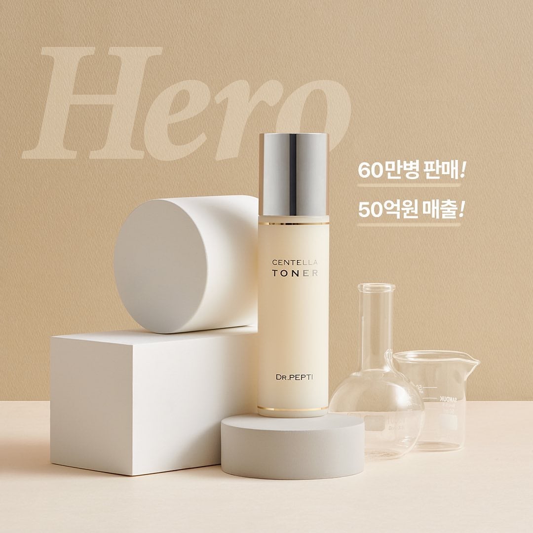 Nước Hoa Hồng Dr.Pepti Centella Toner 180ml