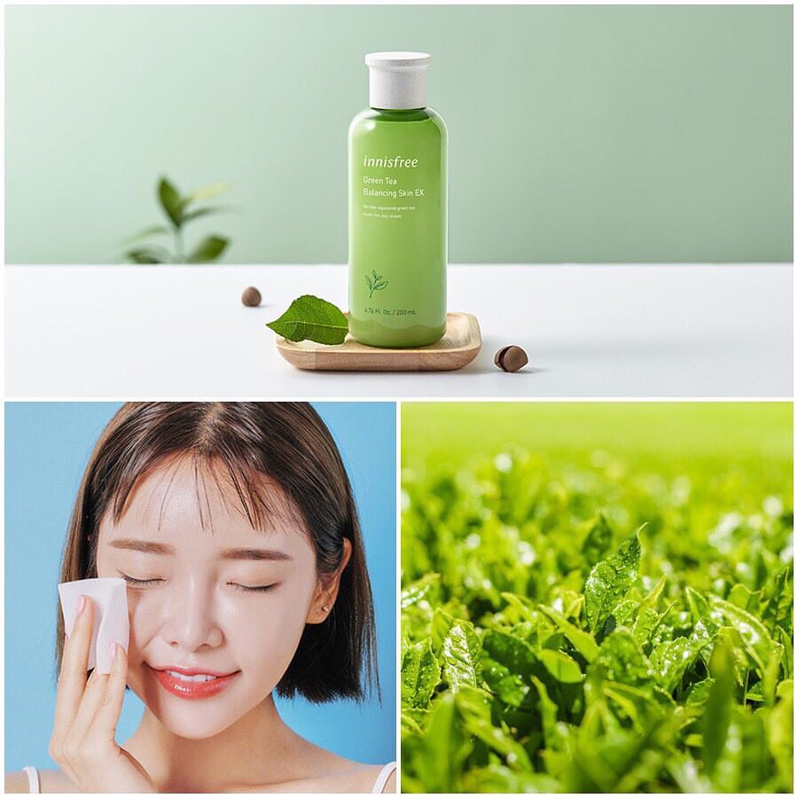 Nước hoa hồng Innisfree Green Tea Balancing Skin Ex