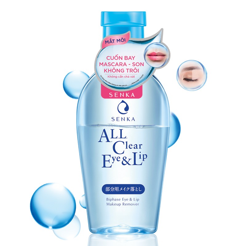Nước tẩy trang mắt môi Senka A.L.L Clear Eye Lip 150ml