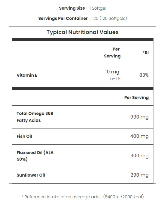 Viên Uống Bổ Sung Omega 3 6 9  Myvitamins  120 Viên