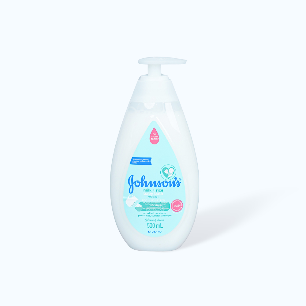 Sữa Tắm Gội Dành Cho Bé Johnson's Sữa Và Gạo Baby Bath 500ml