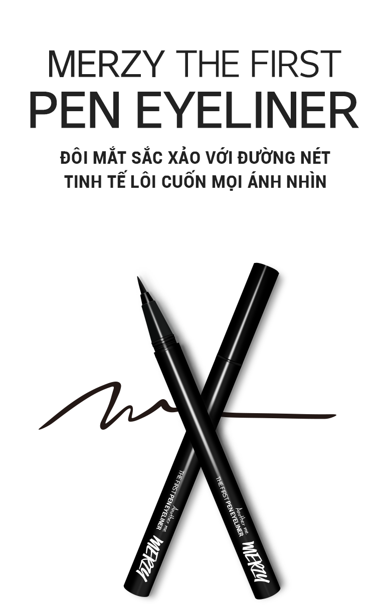 Kẻ mắt nước Merzy Another me The First Pen Eyeliner