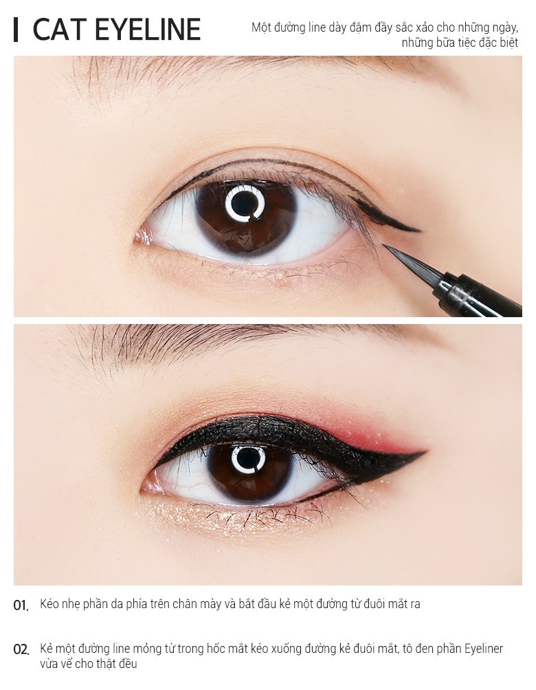 Kẻ mắt nước Merzy Another me The First Pen Eyeliner