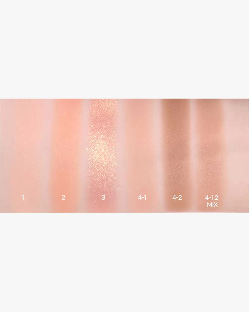 Bảng Phấn Mắt 4 Ô Peripera Ink Pocket Shadow Pallet (Mẫu Mới) - 01 Fancy Spring Sunshine