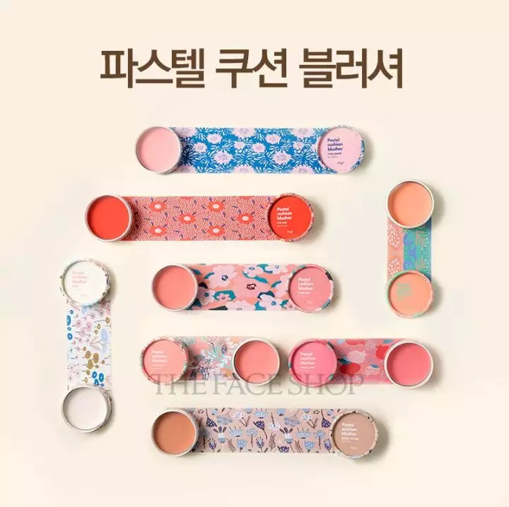 Phấn Má Hồng The Face Shop Pastel Cushion Blusher FMGT 6g