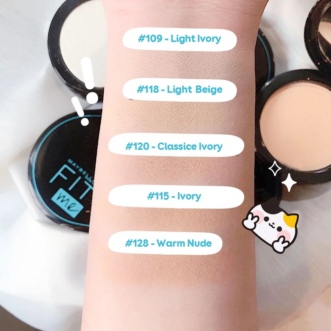 Phấn Nền Kiềm Dầu Maybelline Fit Me Matte+Poreless Up To 16H SPF32 PA+++ 6g(Mẫu Mới)