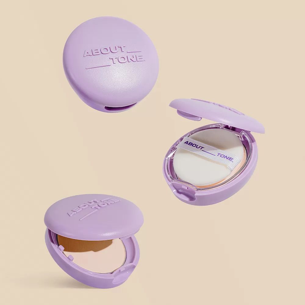Phấn Phủ Dạng Nén About Tone Blur Powder Pact (Limited Edition) (Tím)