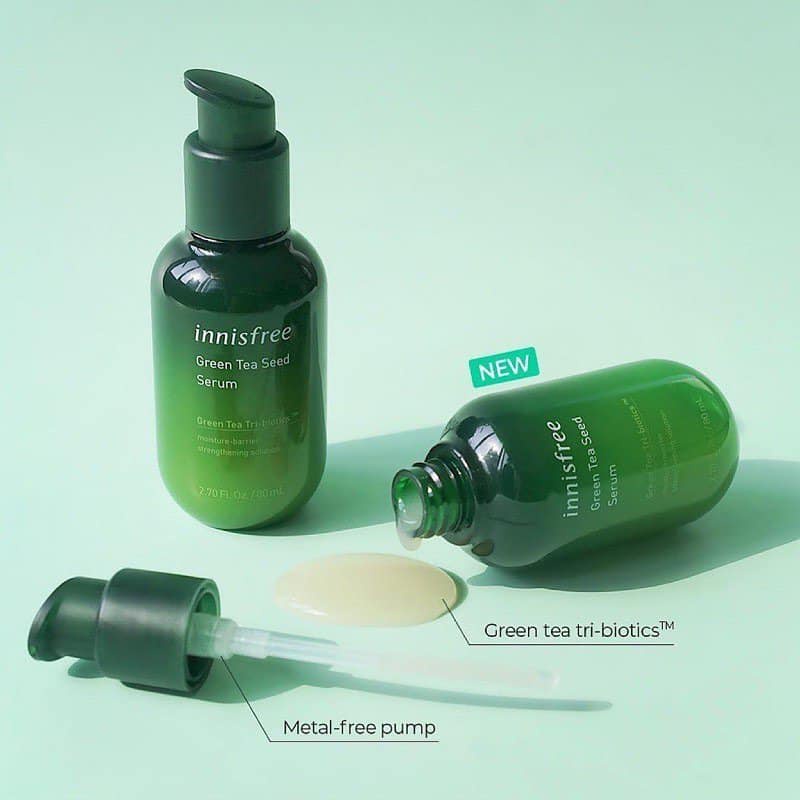 Serum Dưỡng Ẩm Innisfree Green Tea Seed Green Tea Tri-biotic 80ml