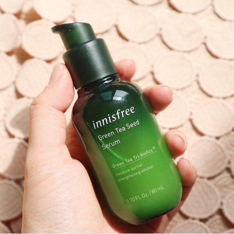 Serum Dưỡng Ẩm Innisfree Green Tea Seed Green Tea Tribiotic 80ml