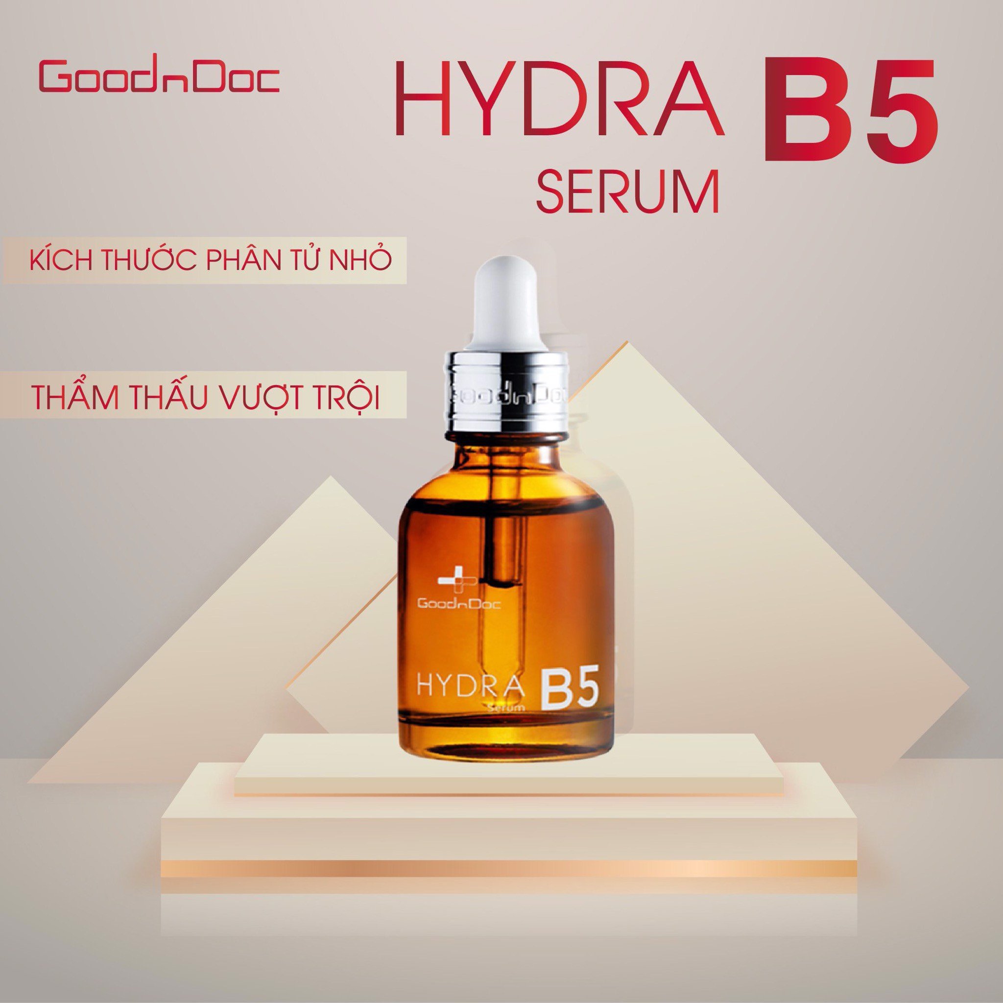 Serum Dưỡng Ẩm Chống Lão Hóa Goodndoc Hydra B5 30ml