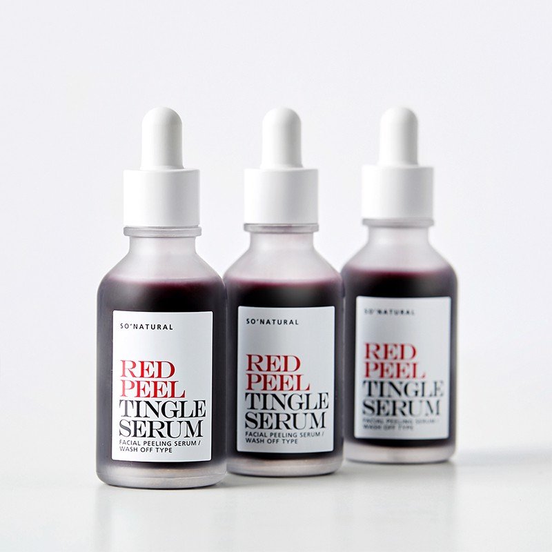 Tinh chất tái tạo da So Natural Red Peel Tingle Serum Facial Peeling