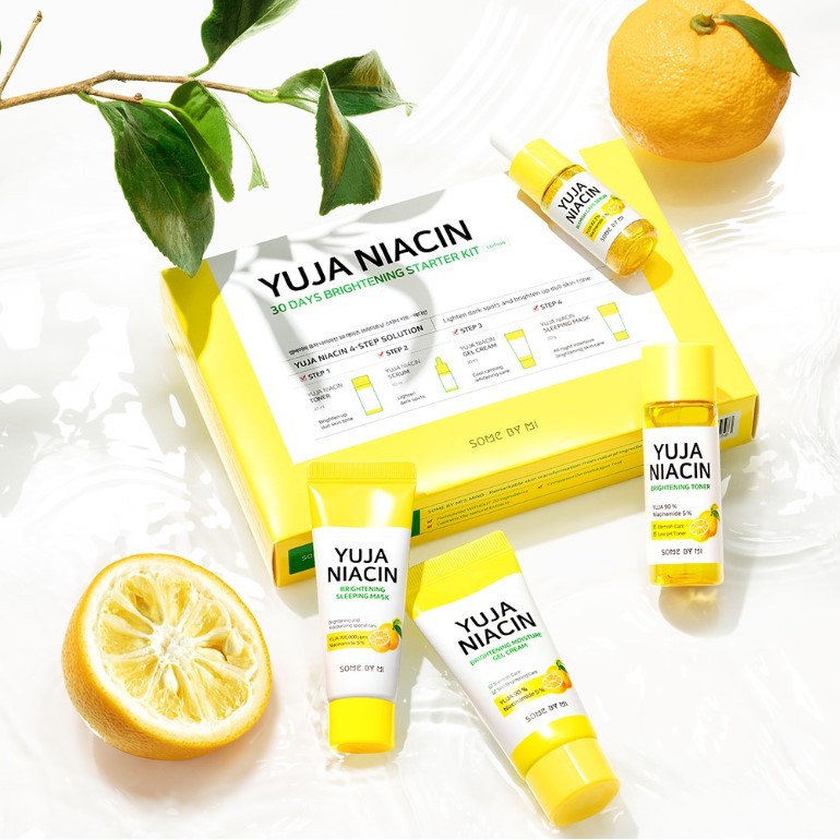 Set dưỡng trắng Some By Mi Yuja Niacin 30Days Brightening Started Kit 4món