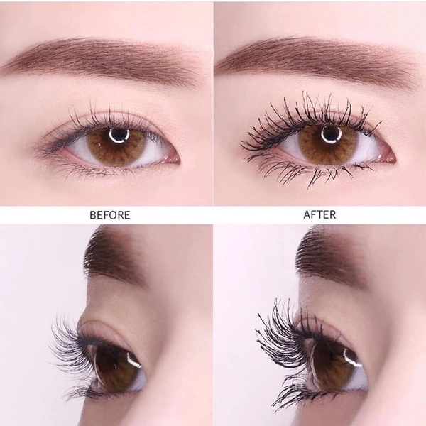 Set Mascara + Tẩy trang Mascara Kissme Heroin Make
