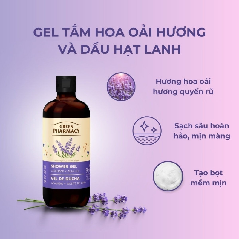 Gel Tắm Green Pharmacy Shower Gel 500ml