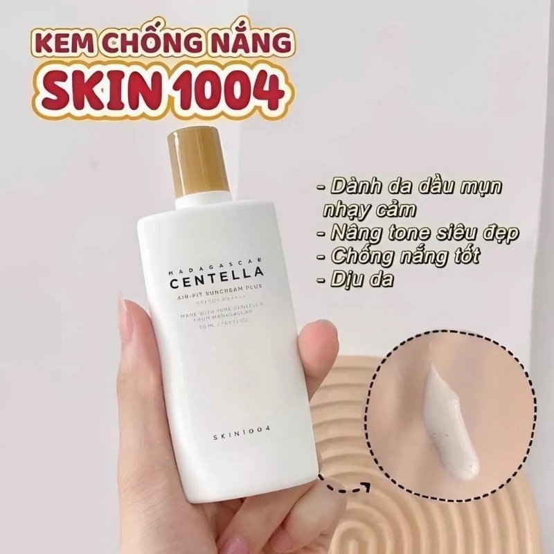 Kem Chống Nắng Skin1004 Cho Da Nhạy Cảm Madagascar Centella Air-Fit