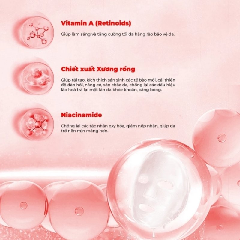 Mặt Nạ Giấy BNBG Vita Genic Jelly Mask 4-In-1 (Hộp 10 Miếng)