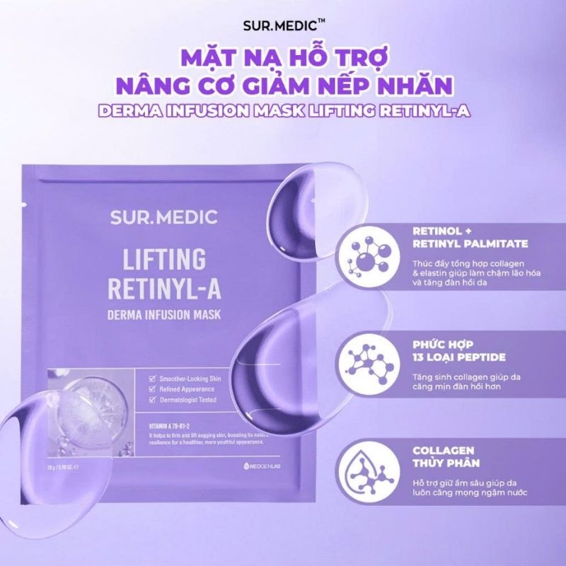 Mặt Nạ Giấy Sur.Medic+ Derma Infusion Mask 28g