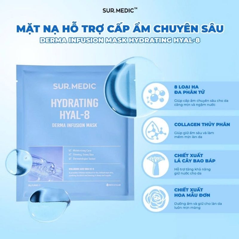 Mặt Nạ Giấy Sur.Medic+ Derma Infusion Mask 28g