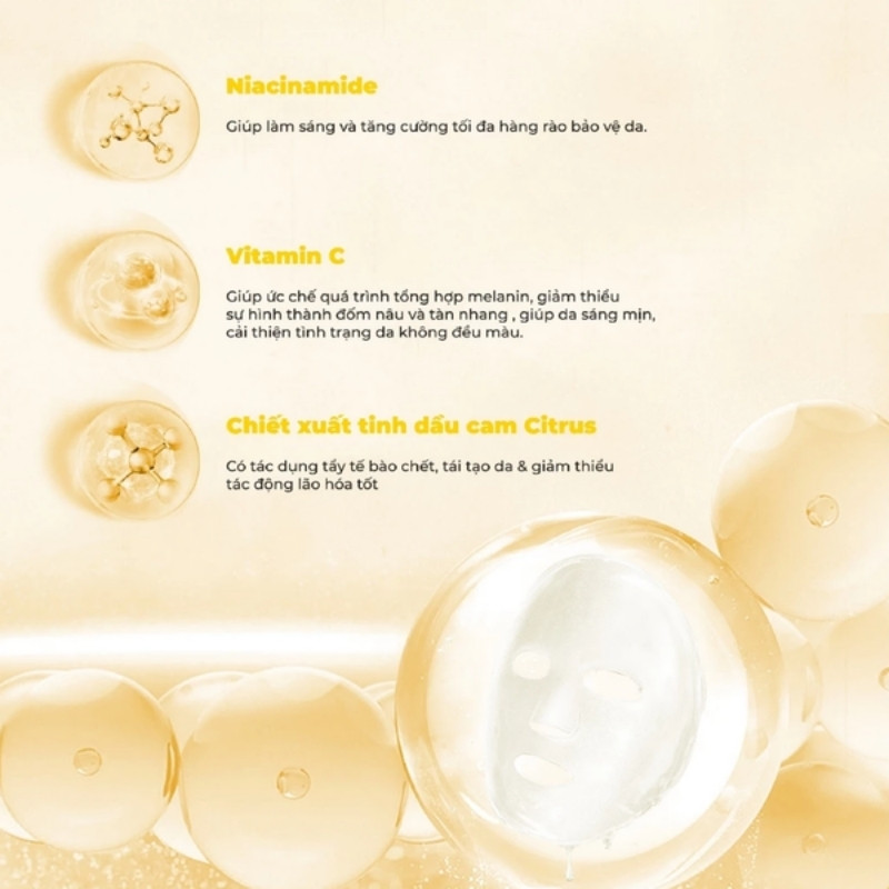 Mặt Nạ Giấy BNBG Vita Genic Jelly Mask 4-In-1 (Hộp 10 Miếng)