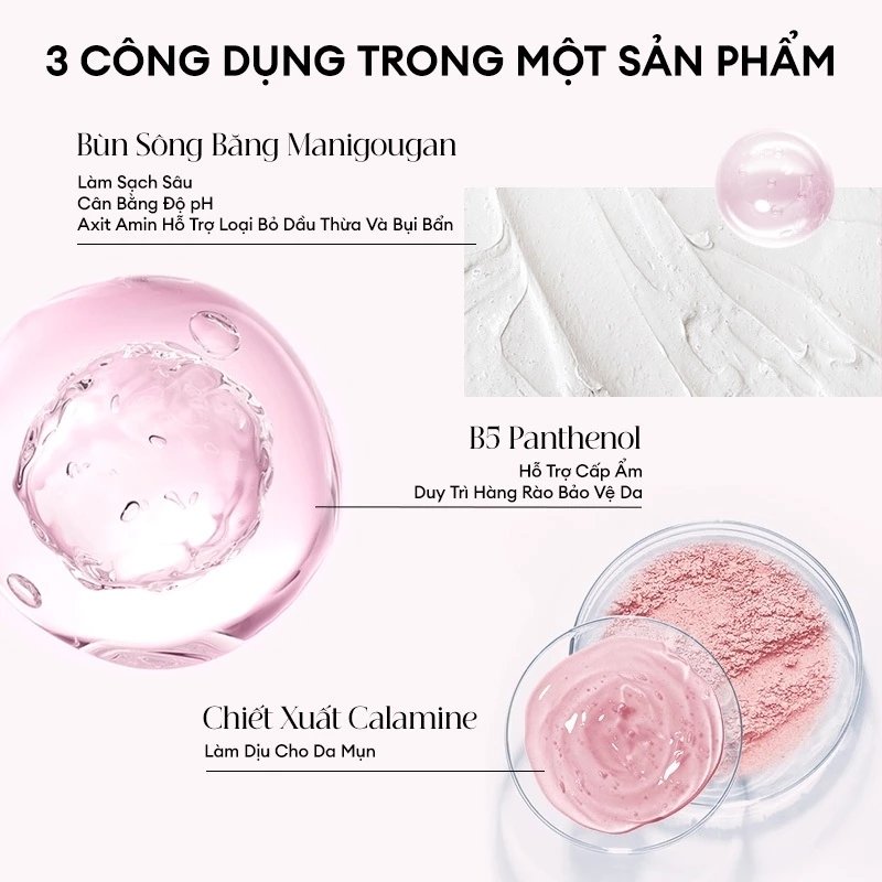 Sữa Rửa Mặt Colorkey Luminous Lotus Brightening Clay Cleanser 100g
