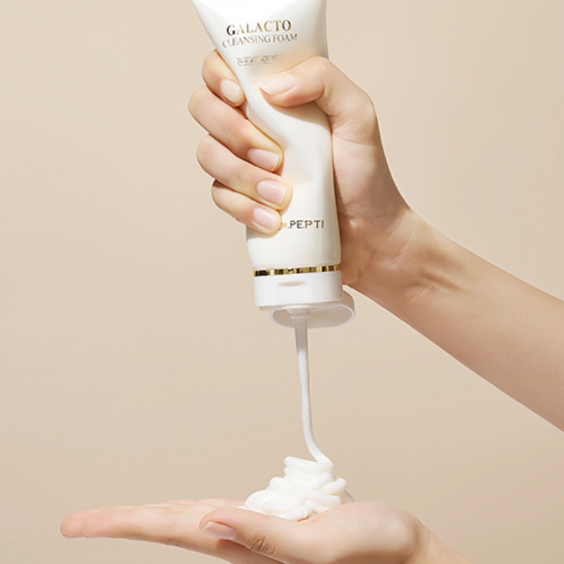 Sữa Rửa Mặt Dr.Pepti+ Tạo Bọt Làm Sạch Sâu Lỗ Chân Lông Galacto Cleansing Foam 110ml
