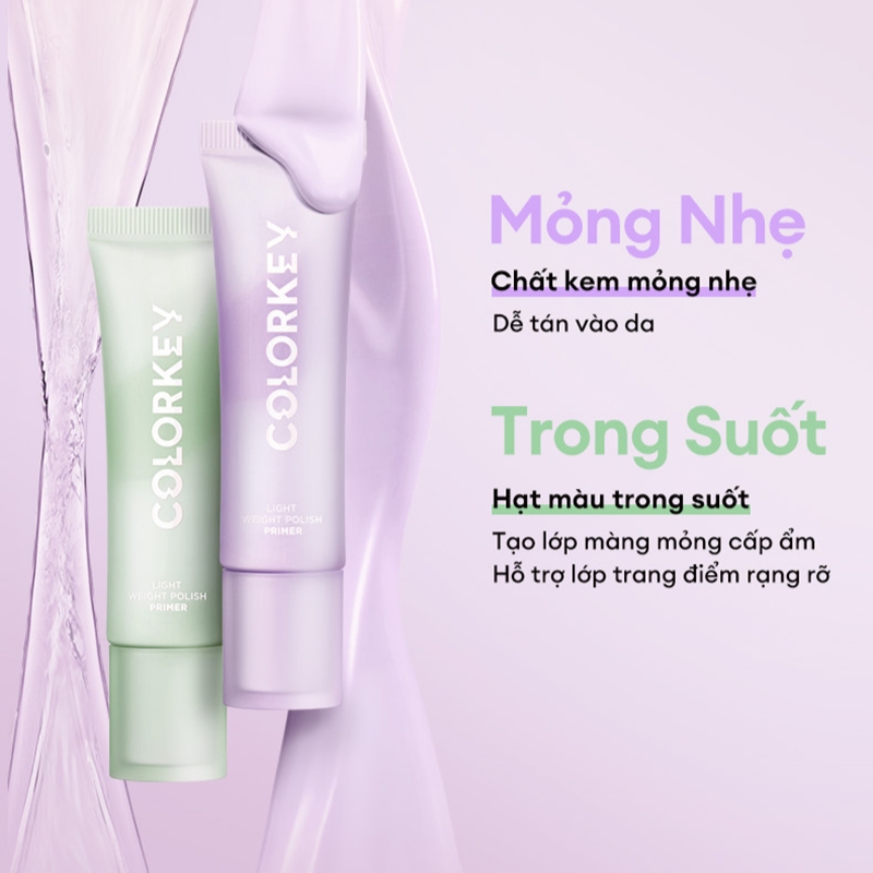 Kem Lót Colorkey Light Weight Polish Primer 30g