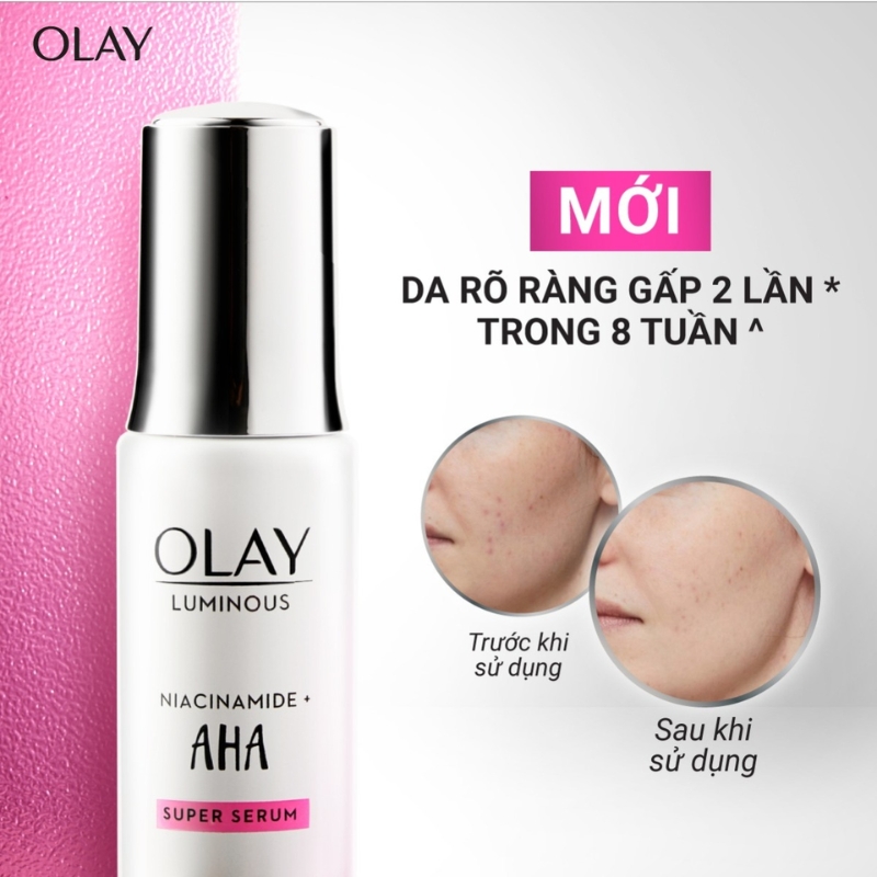 Tinh Chất Ngừa Lão Hóa Olay Luminous Niacinamide + AHA Super Serum 30ml