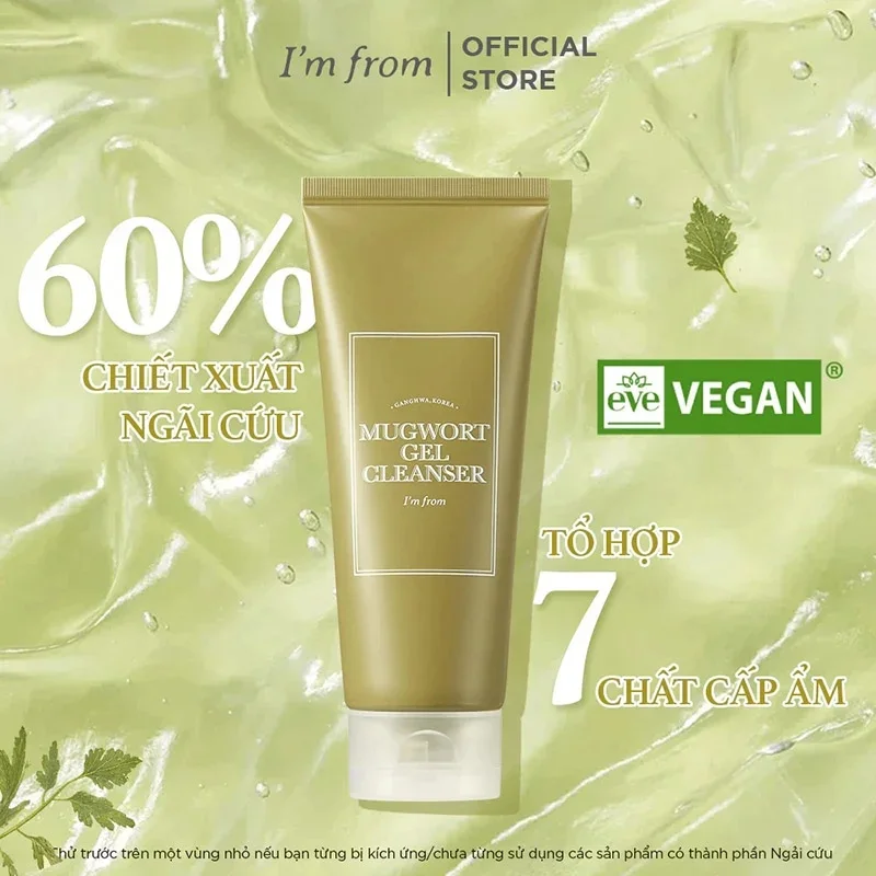 Gel Rửa Mặt I'm From Mugwort Gel Cleanser