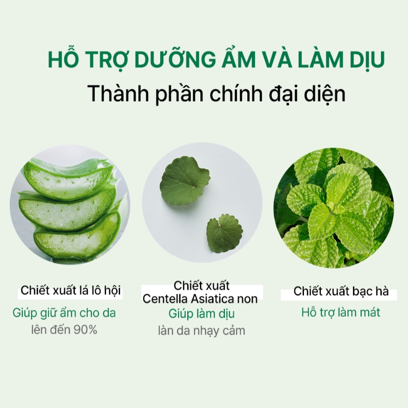 Mặt Nạ Thạch Làm Dịu Phục Hồi Da Luvum Calming Repair Cica Gel Mask 33g