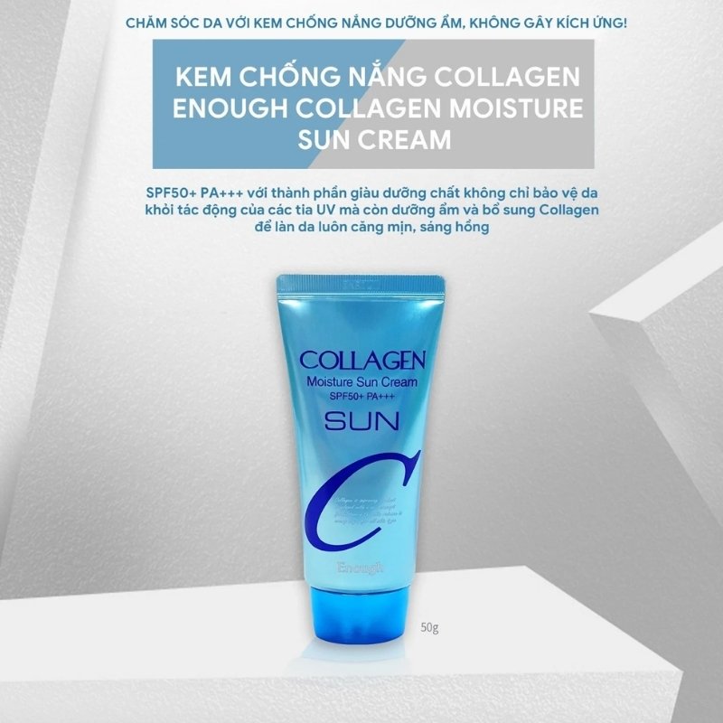 Kem Chống Nắng Enough Collagen Moisture Sun Cream SPF50+ 50g