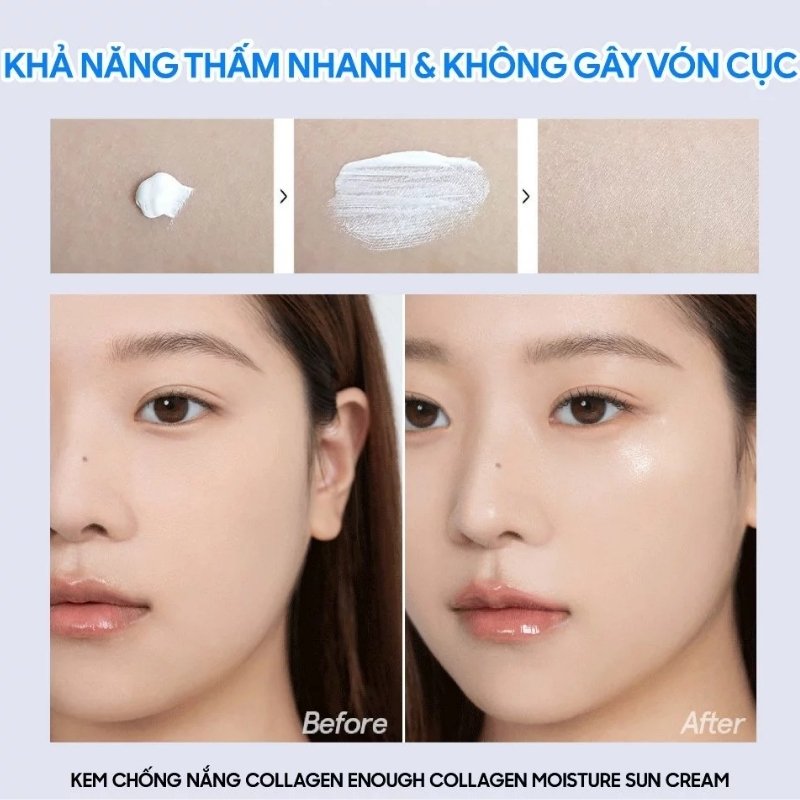 Kem Chống Nắng Enough Collagen Moisture Sun Cream SPF50+ 50g