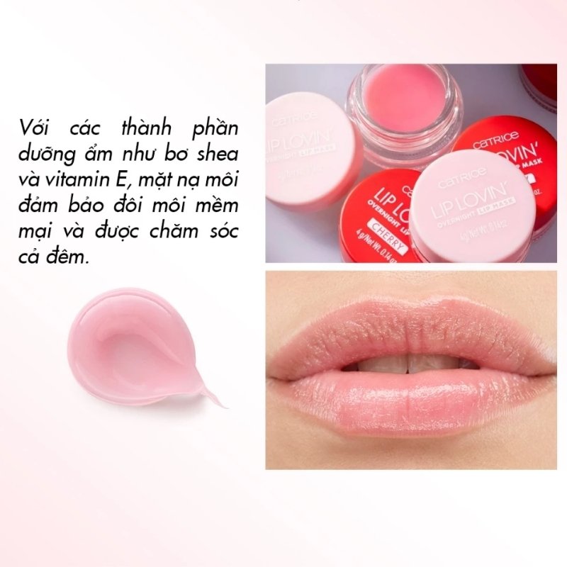 Mask Ngủ Môi Catrice Lip Lovin Overnight Lip Mask 4g