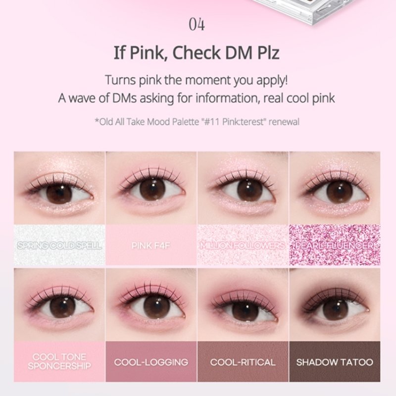 Bảng Phấn Mắt 11 Ô Peripera All Take Mood Like Palette