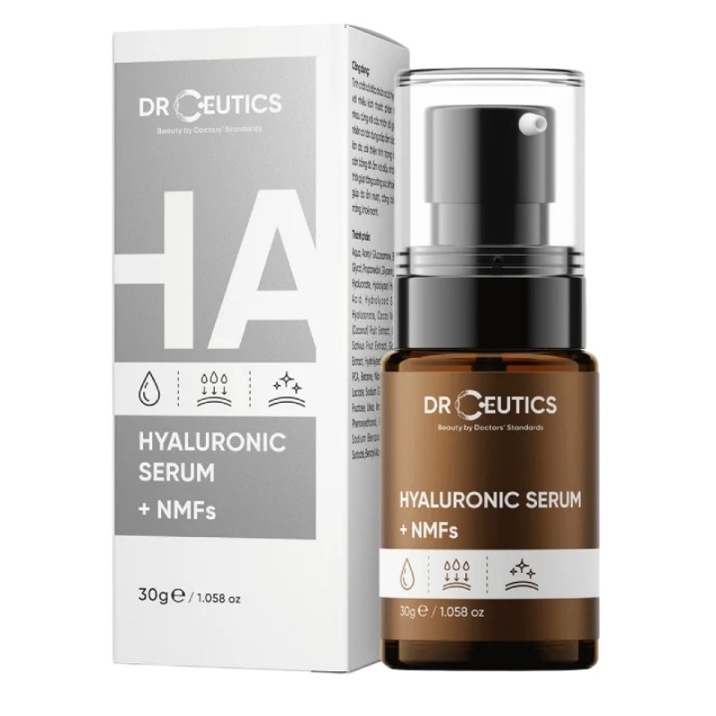 Tinh Chất Cấp Ẩm Căng Bóng Da DrCeutics HA Hyaluronic Serum + NMFs 30ml