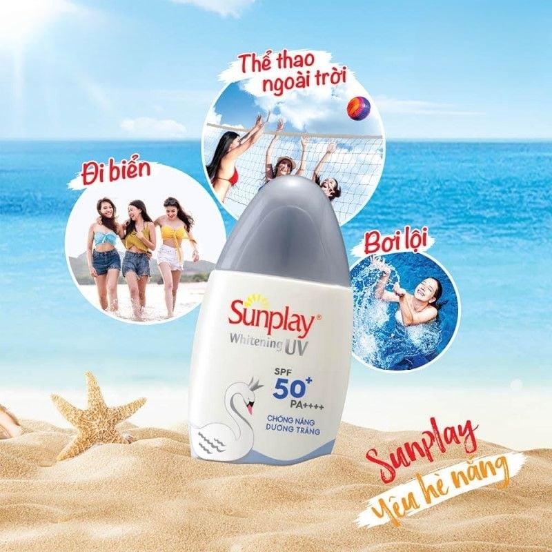 Sữa chống nắng dưỡng trắng da Sunplay Whitening UV SPF50 30g