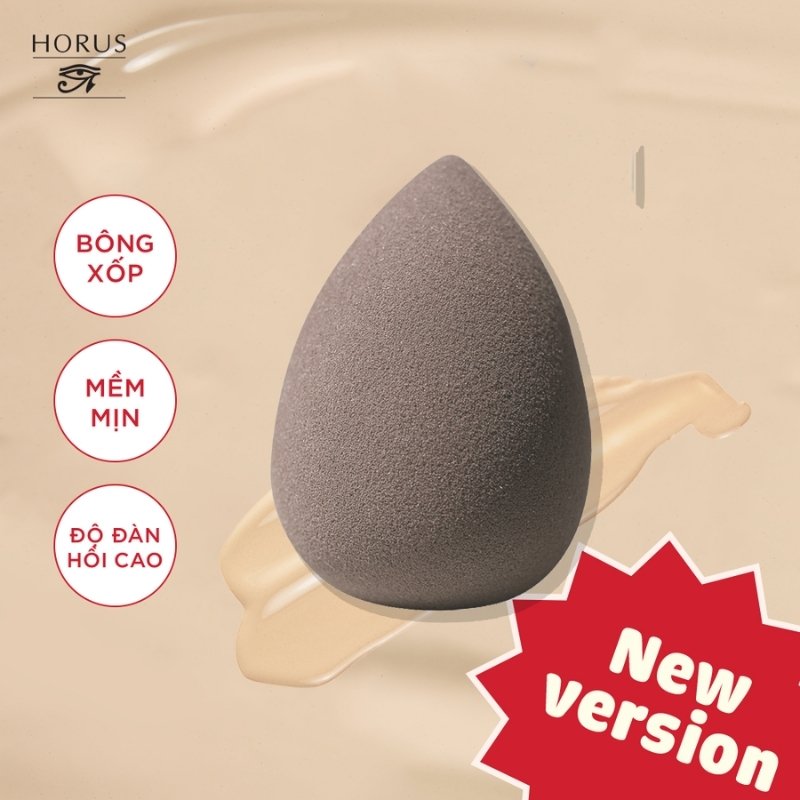 Mút Trang Điểm Horus Coffee Makeup Sponge
