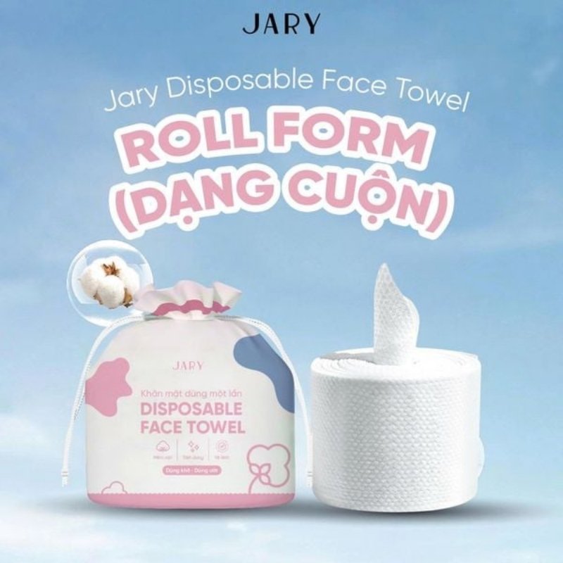 Khăn Mặt Dùng Một Lần Dạng Cuộn Jary Disposable Face Towel (35 Miếng)