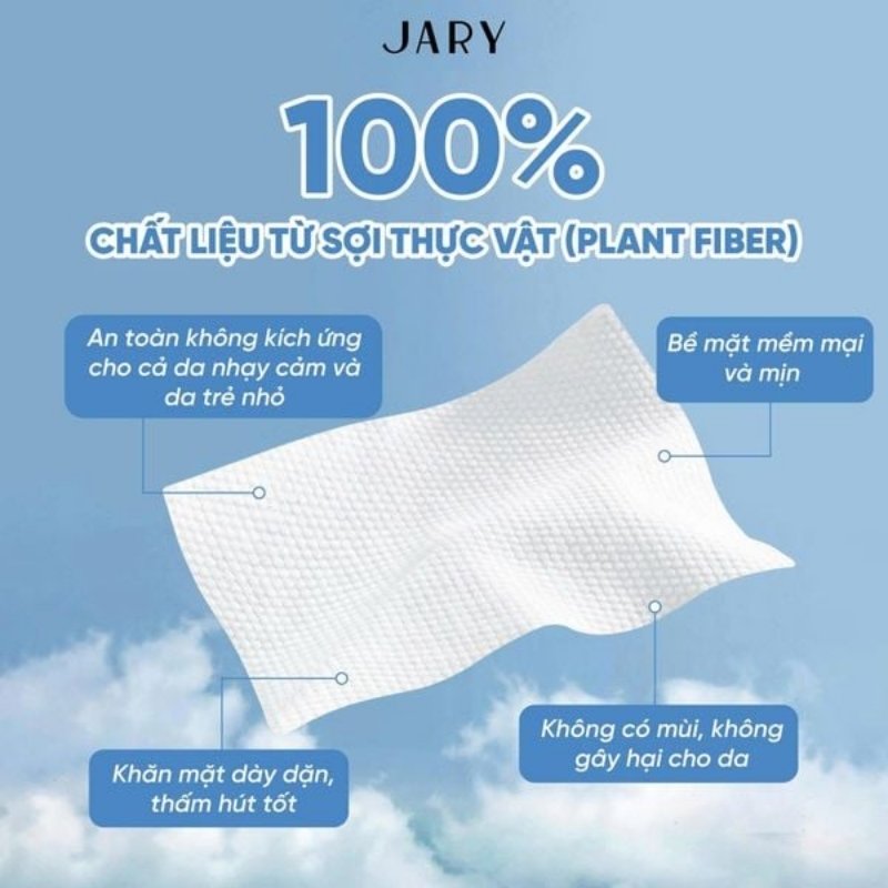 Khăn Mặt Dùng Một Lần Dạng Cuộn Jary Disposable Face Towel (35 Miếng)
