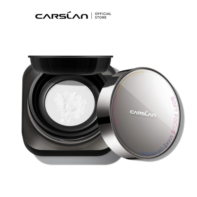 Phấn Phủ Carslan Soft Focus Make-Up Powder 8g (Vỏ Xám Siêu Kiềm Dầu) (Nhập Khẩu) - 02 Siêu Kiềm Dầu Trong Suốt