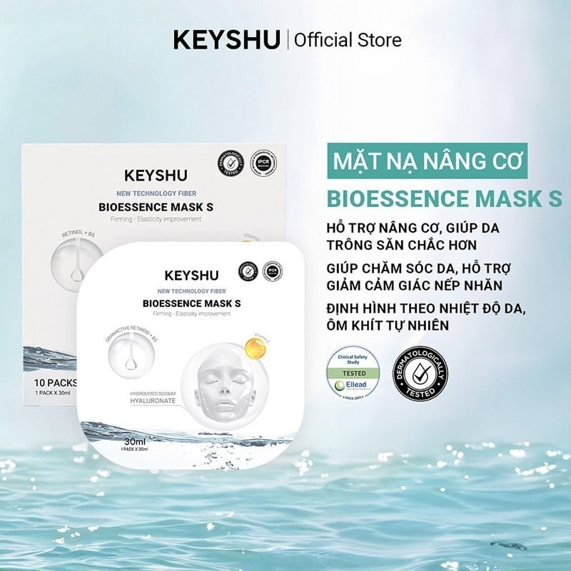 Mặt Nạ Sợi Keyshu Bioessence Mask S 30ml